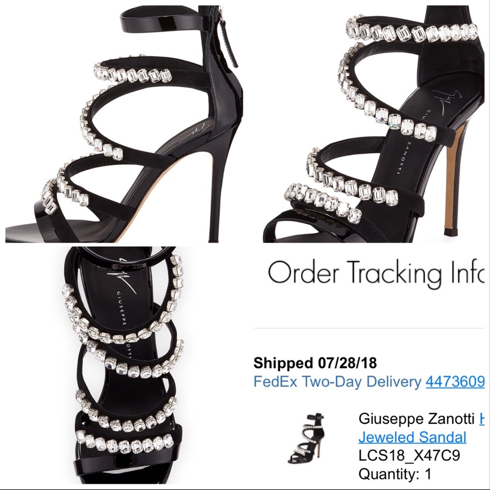 Giuseppe Zanotti High Dressy Jeweled Sandal